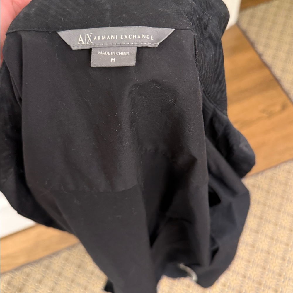 Armani Exchange Classic Black Button Down Shirt - image 6